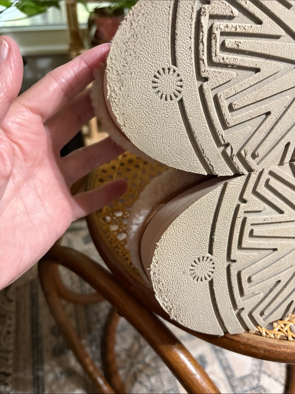 Ugg Tazz Heritage braid platform slippers. Size 6 - Picture 7 of 11